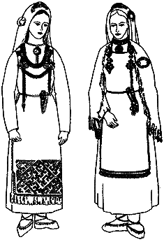 Женская карельская одежда (9.39 Кб)